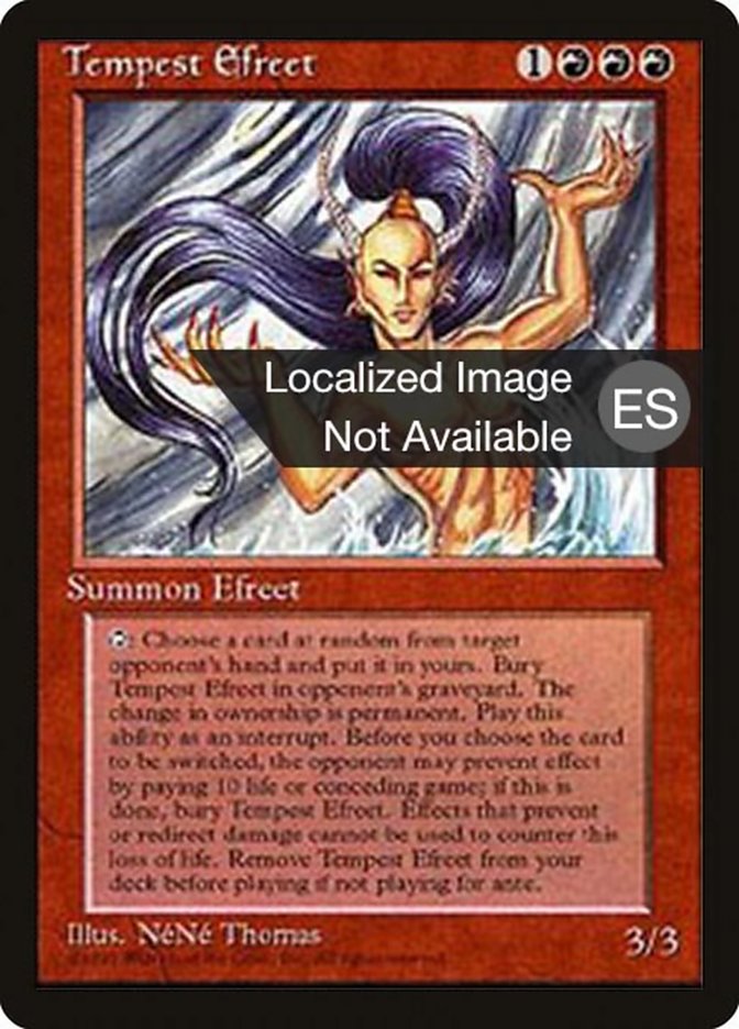 Tempest Efreet [Fourth Edition (Foreign Black Border)] | Jack's On Queen