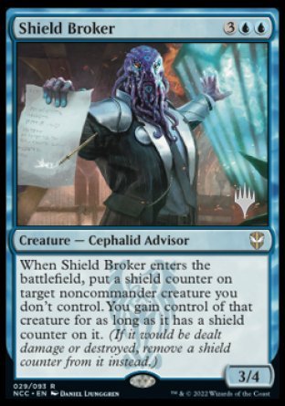 Shield Broker (Promo Pack) [Streets of New Capenna Commander Promos] | Jack's On Queen