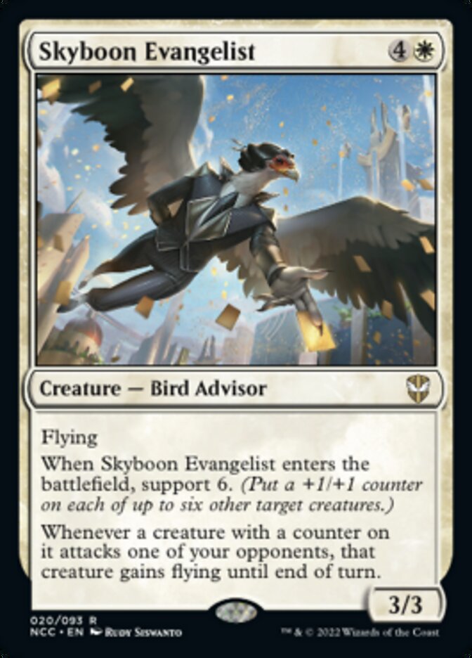 Skyboon Evangelist [Streets of New Capenna Commander] | Jack's On Queen