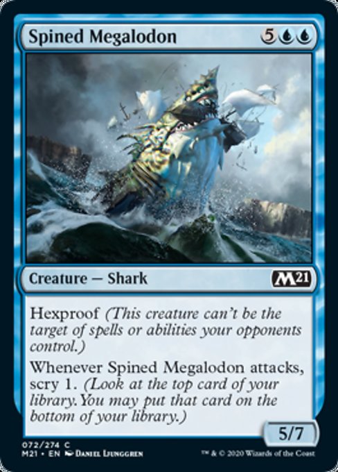 Spined Megalodon [Core Set 2021] | Jack's On Queen