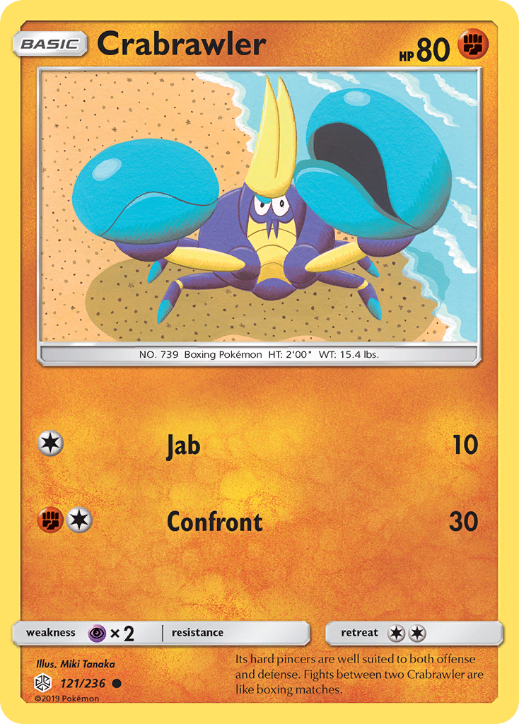 Crabrawler (121/236) [Sun & Moon: Cosmic Eclipse] | Jack's On Queen