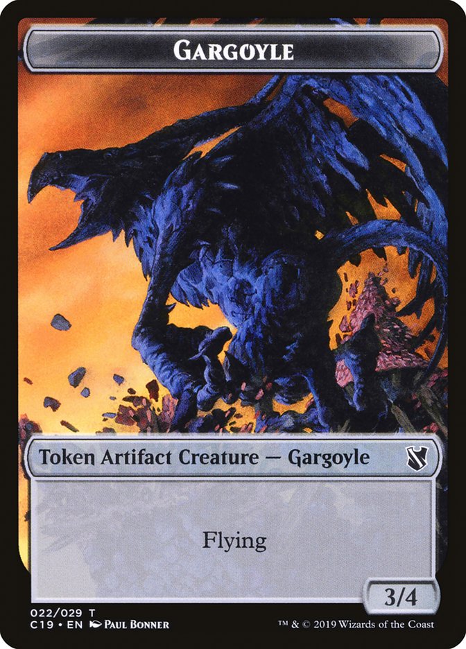 Gargoyle [Commander 2019 Tokens] | Jack's On Queen