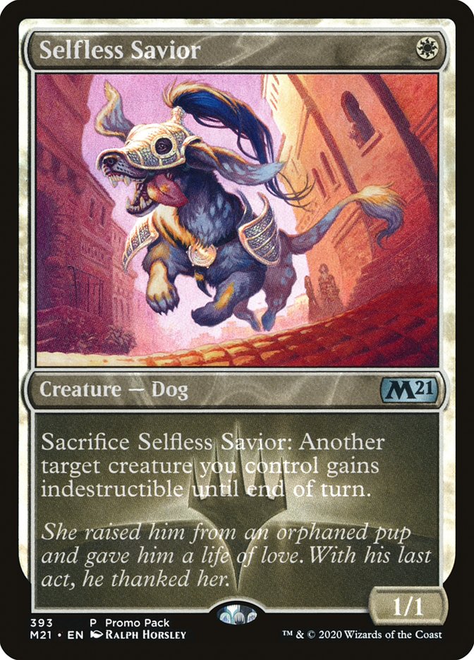 Selfless Savior (Promo Pack) [Core Set 2021 Promos] | Jack's On Queen