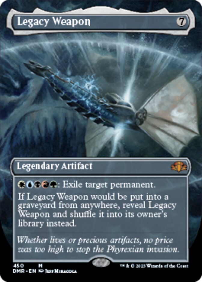 Legacy Weapon (Borderless Alternate Art) [Dominaria Remastered] | Jack's On Queen