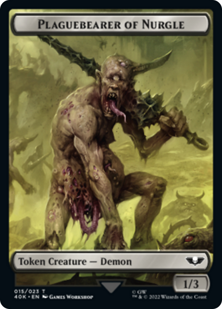 Spawn // Plaguebearer of Nurgle [Universes Beyond: Warhammer 40,000 Tokens] | Jack's On Queen