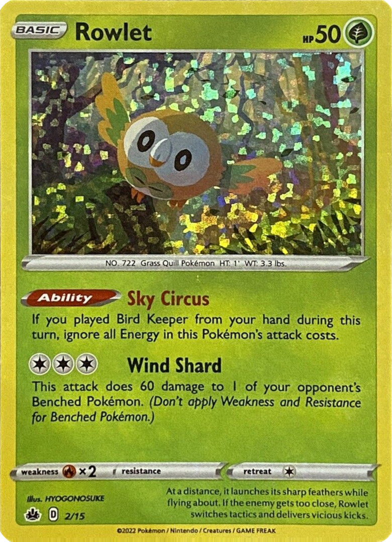 Rowlet (2/15) [McDonald's Promos: Match Battle] | Jack's On Queen