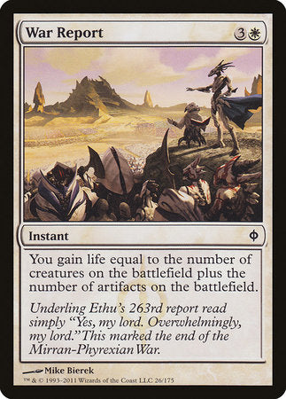 War Report [New Phyrexia] | Jack's On Queen