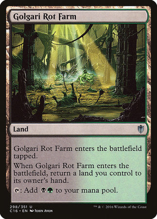 Golgari Rot Farm [Commander 2016] | Jack's On Queen