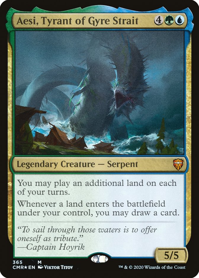 Aesi, Tyrant of Gyre Strait [Commander Legends Commander Deck] | Jack's On Queen