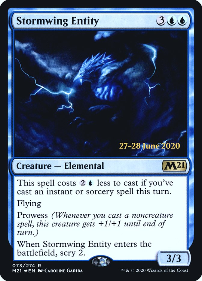 Stormwing Entity  [Core Set 2021 Prerelease Promos] | Jack's On Queen