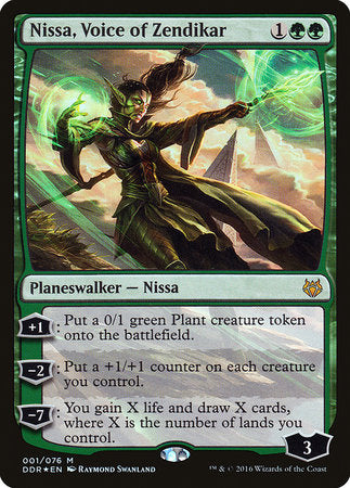 Nissa, Voice of Zendikar [Duel Decks: Nissa vs. Ob Nixilis] | Jack's On Queen