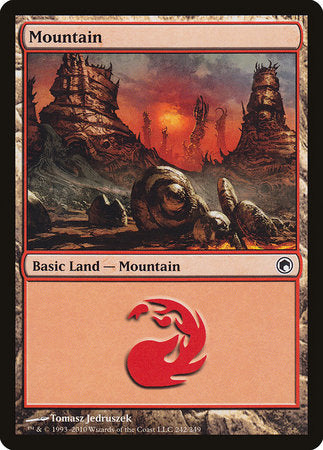 Mountain (242) [Scars of Mirrodin] | Jack's On Queen