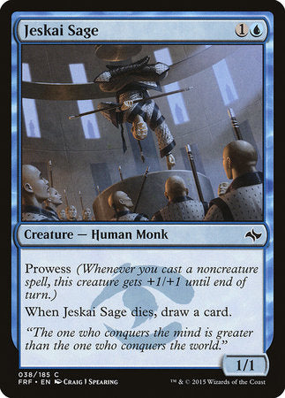 Jeskai Sage [Fate Reforged] | Jack's On Queen