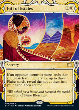 Gift of Estates (Etched Foil) [Strixhaven Mystical Archive] | Jack's On Queen