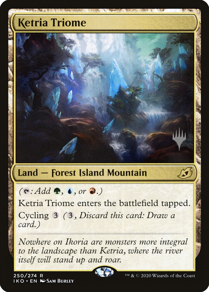 Ketria Triome (Promo Pack) [Ikoria: Lair of Behemoths Promos] | Jack's On Queen