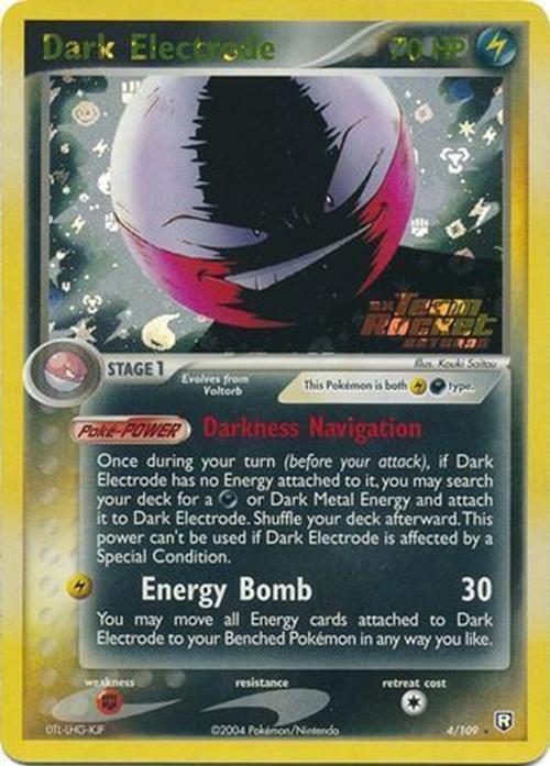 Dark Electrode (4/109) (Stamped) [EX: Team Rocket Returns] | Jack's On Queen