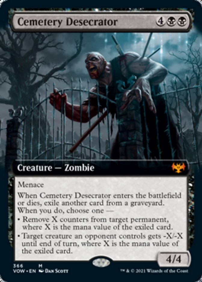 Cemetery Desecrator (Extended) [Innistrad: Crimson Vow] | Jack's On Queen