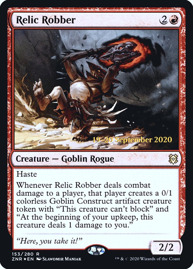 Relic Robber  [Zendikar Rising Prerelease Promos] | Jack's On Queen