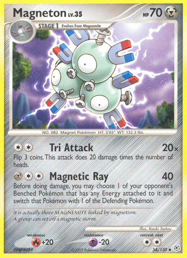 Magneton (54/130) [Diamond & Pearl: Base Set] | Jack's On Queen