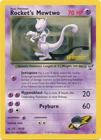 Rocket's Mewtwo (8) (Jumbo Card) [Best of Promos] | Jack's On Queen