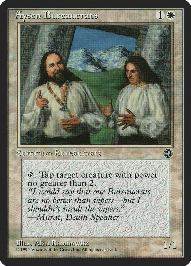 Aysen Bureaucrats (Murat Flavor Text) [Homelands] | Jack's On Queen