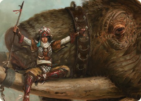 Tuskguard Captain Art Card [Commander Masters Art Series] | Jack's On Queen