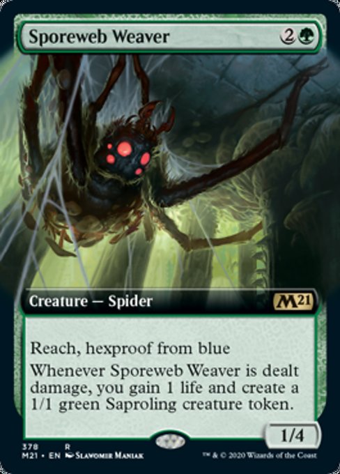 Sporeweb Weaver (Extended Art) [Core Set 2021] | Jack's On Queen