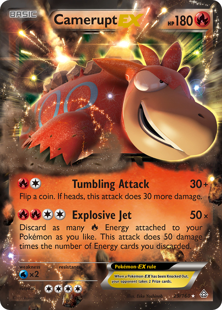 Camerupt EX (29/160) [XY: Primal Clash] | Jack's On Queen