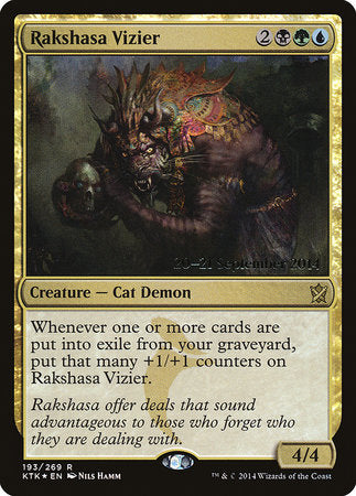 Rakshasa Vizier [Khans of Tarkir Promos] | Jack's On Queen
