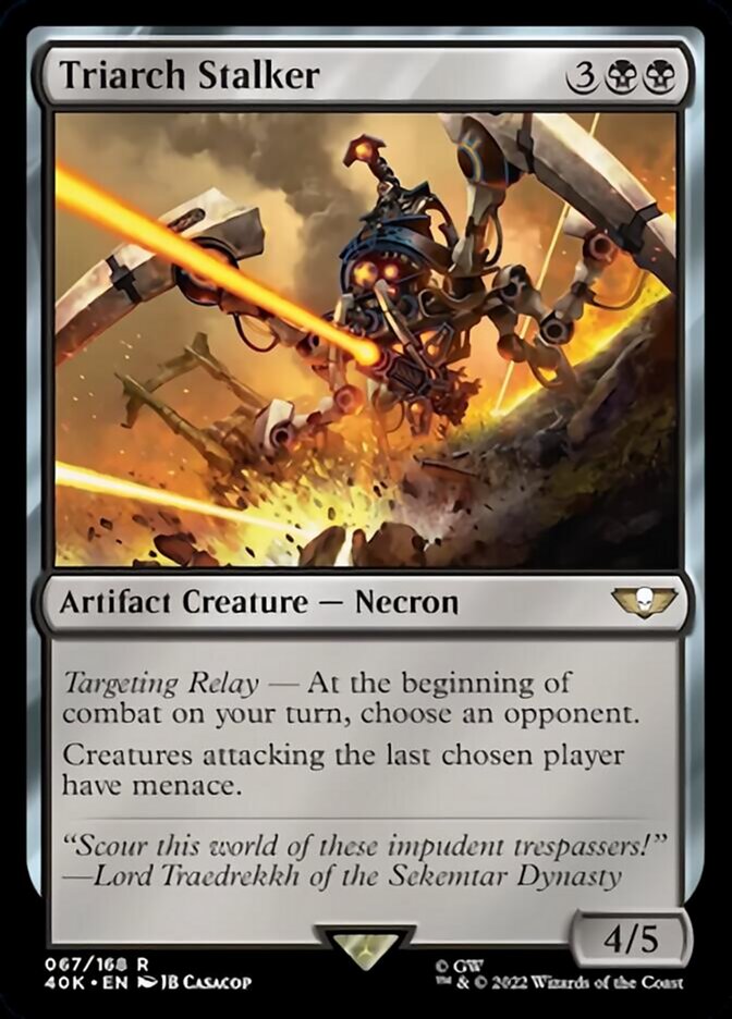 Triarch Stalker (Surge Foil) [Universes Beyond: Warhammer 40,000] | Jack's On Queen