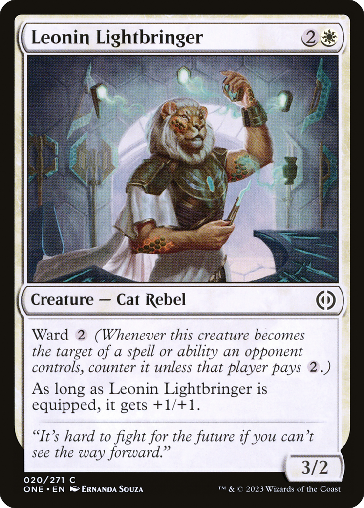 Leonin Lightbringer [Phyrexia: All Will Be One] | Jack's On Queen