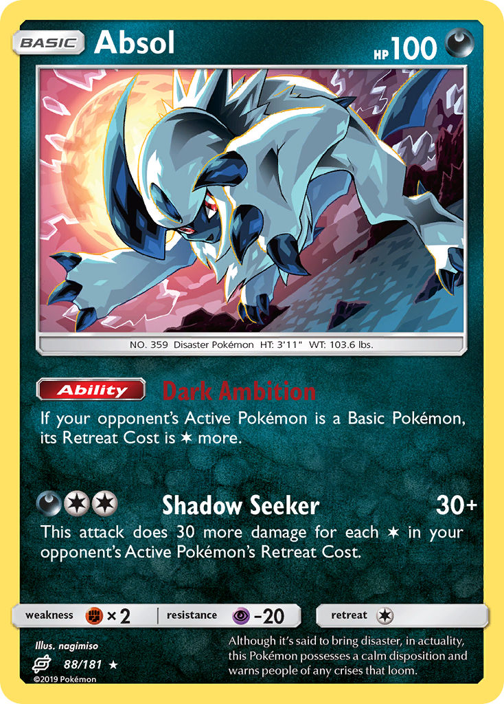 Absol (88/181) [Sun & Moon: Team Up] | Jack's On Queen