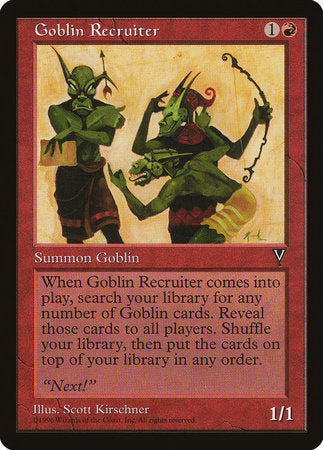 Goblin Recruiter [Visions] | Jack's On Queen