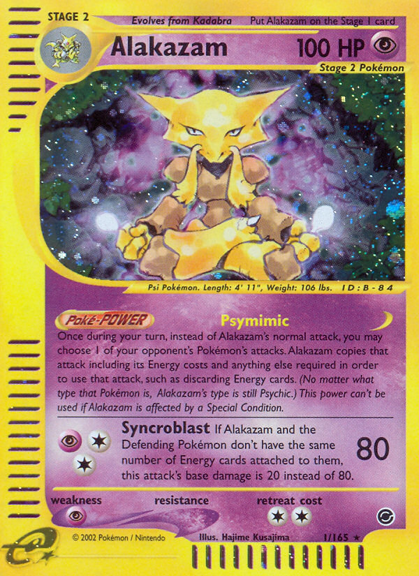 Alakazam (1/165) [Expedition: Base Set] | Jack's On Queen