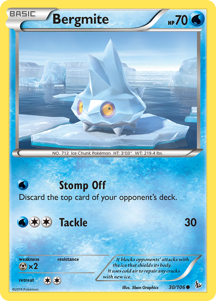 Bergmite (30/106) [XY: Flashfire] | Jack's On Queen