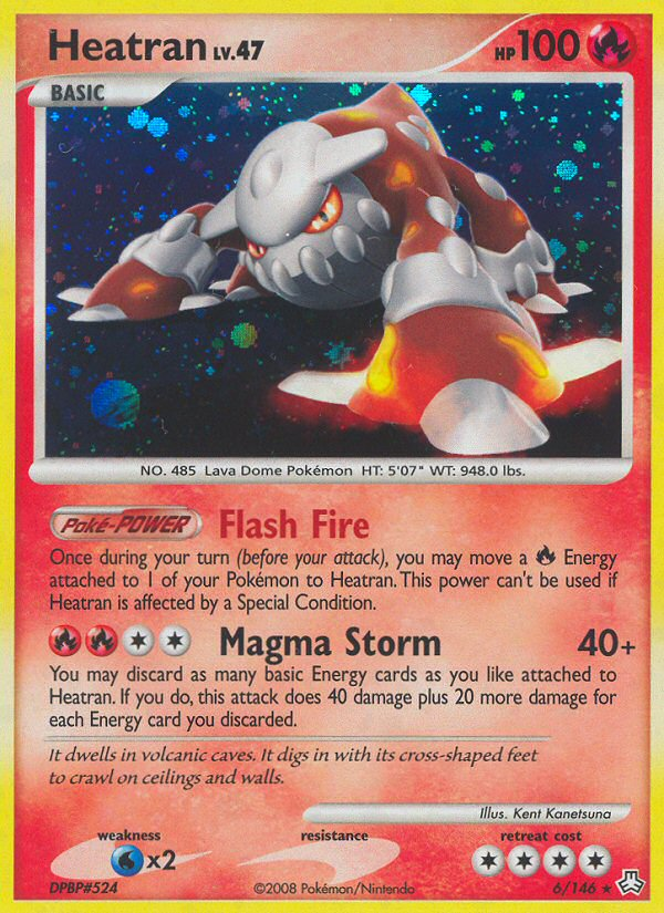 Heatran (6/146) [Diamond & Pearl: Legends Awakened] | Jack's On Queen