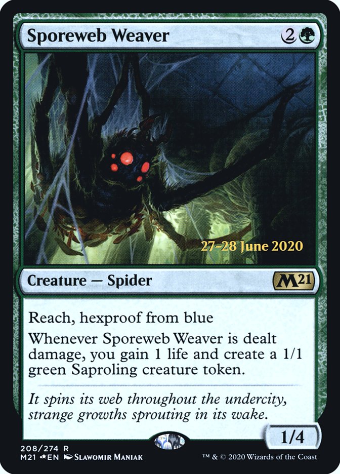 Sporeweb Weaver  [Core Set 2021 Prerelease Promos] | Jack's On Queen