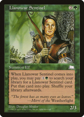 Llanowar Sentinel [Weatherlight] | Jack's On Queen