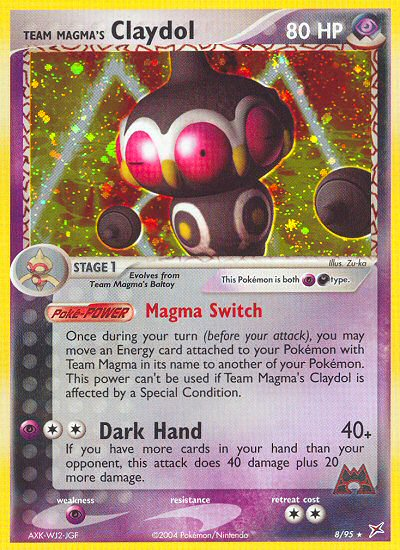 Team Magma's Claydol (8/95) [EX: Team Magma vs Team Aqua] | Jack's On Queen