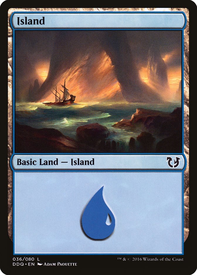 Island (36) [Duel Decks: Blessed vs. Cursed] | Jack's On Queen