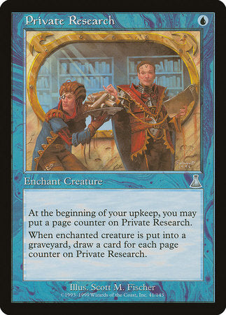 Private Research [Urza's Destiny] | Jack's On Queen