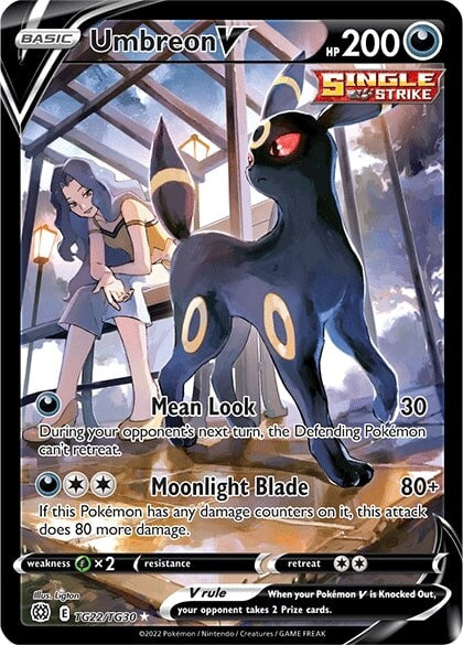 Umbreon V (TG22/TG30) [Sword & Shield: Brilliant Stars] | Jack's On Queen