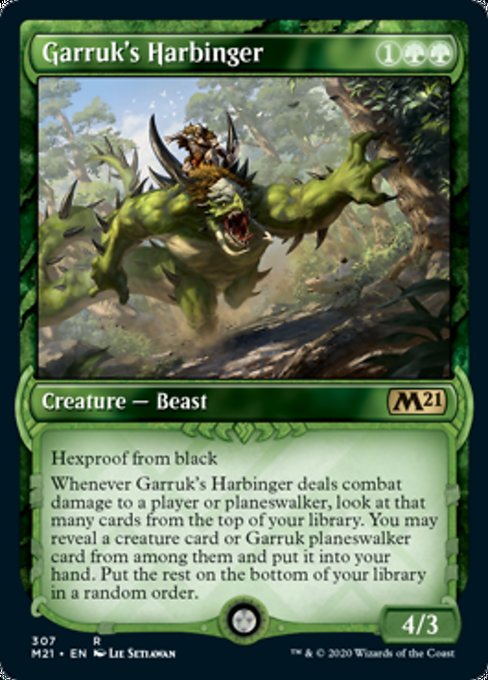 Garruk's Harbinger (Showcase) [Core Set 2021] | Jack's On Queen