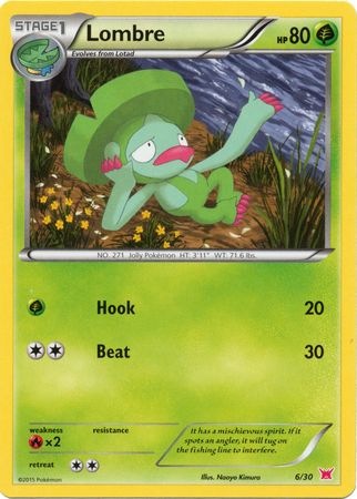 Lombre (6/30) [XY: Trainer Kit 2 - Latias] | Jack's On Queen
