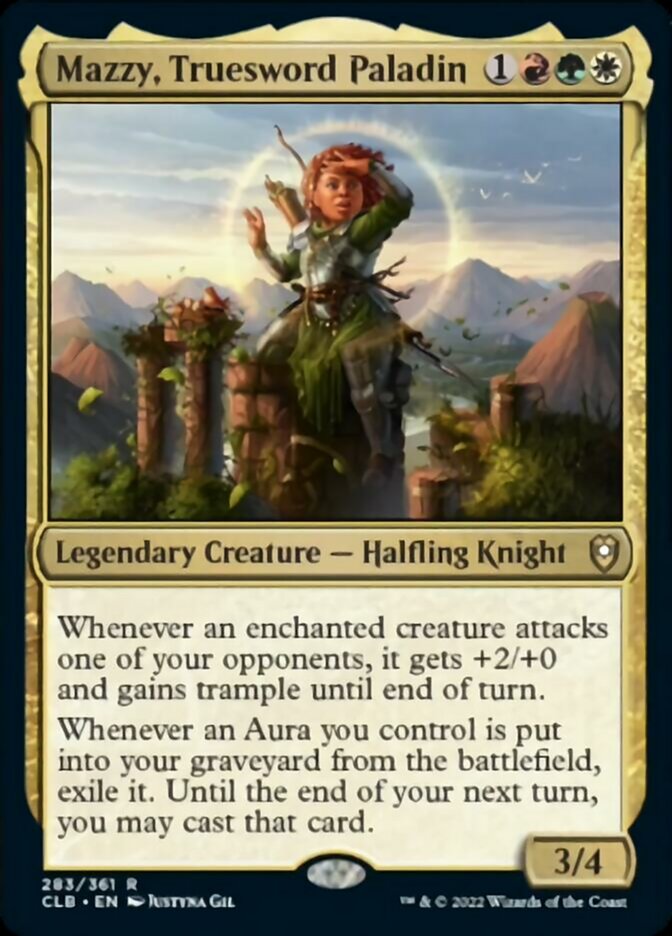 Mazzy, Truesword Paladin [Commander Legends: Battle for Baldur's Gate] | Jack's On Queen