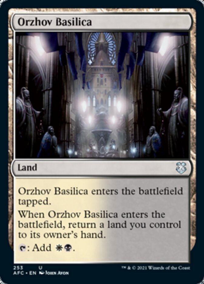 Orzhov Basilica [Dungeons & Dragons: Adventures in the Forgotten Realms Commander] | Jack's On Queen