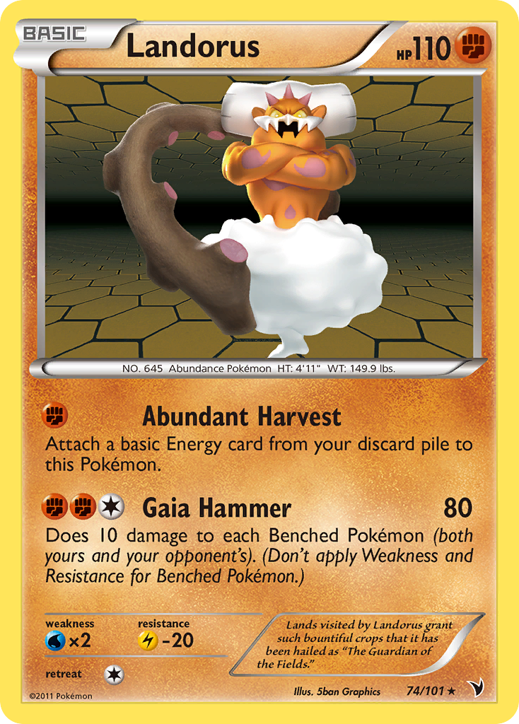 Landorus (74/101) [Black & White: Noble Victories] | Jack's On Queen