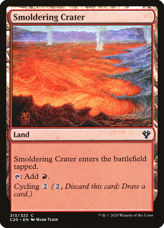 Smoldering Crater [Commander 2020] | Jack's On Queen