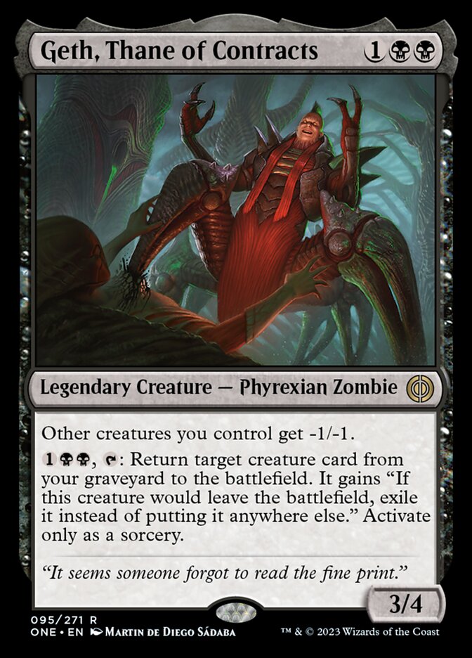 Geth, Thane of Contracts [Phyrexia: All Will Be One] | Jack's On Queen