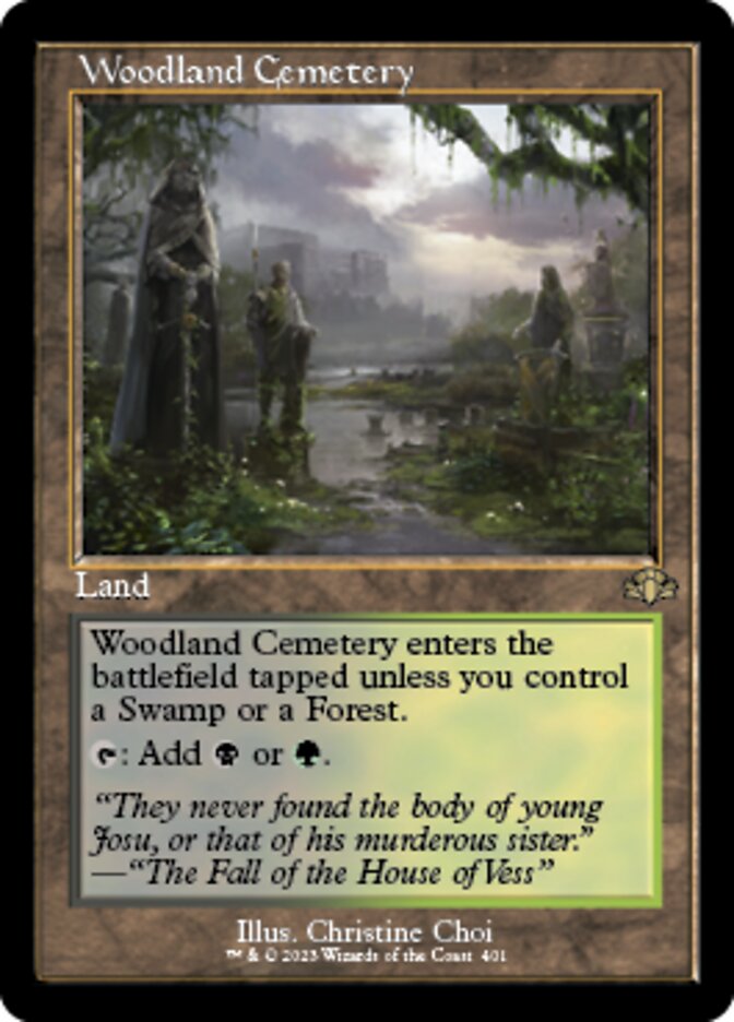 Woodland Cemetery (Retro) [Dominaria Remastered] | Jack's On Queen